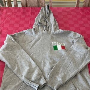 Port and Company Gray Italia Men's Hoodie